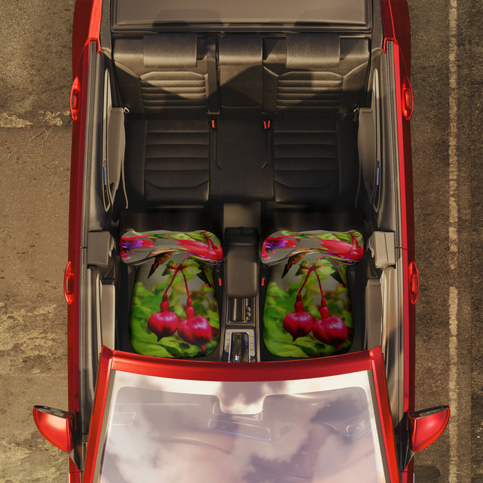 Car Seat Covers - Rufous Elegance: Vibrant Hummingbird