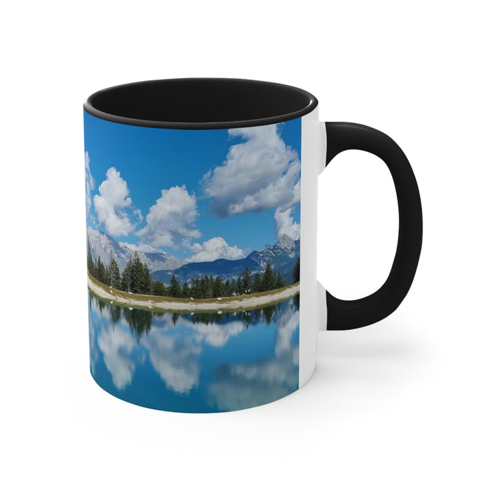 Accent Coffee Mug, 11oz - Enchanting Seefeld: Alpine Delight