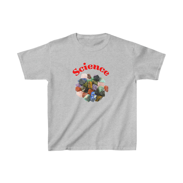 Kid's Heavy Cotton™ Tee - Curiosity Unleashed: "Science Rocks"