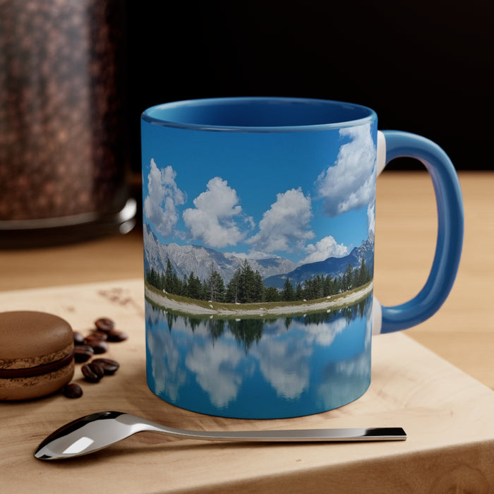 Accent Coffee Mug, 11oz - Enchanting Seefeld: Alpine Delight