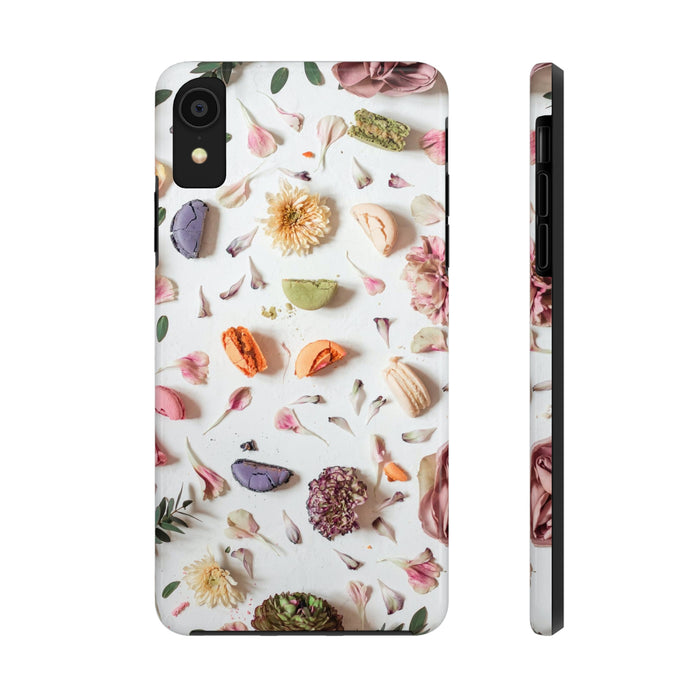 Tough Phone Cases - Blooming Beauty: Delicate Petals in Motion