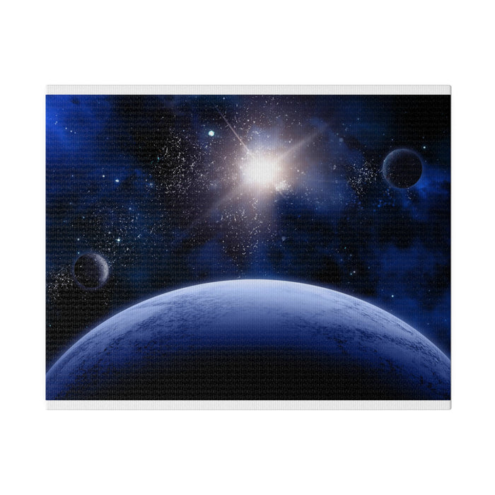 Matte Canvas, Stretched, 0.75" - Cosmic Elixir: The Outer Space