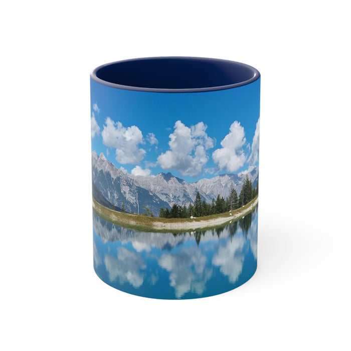 Accent Coffee Mug, 11oz - Enchanting Seefeld: Alpine Delight