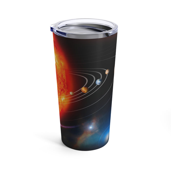 Stainless Steel Tumbler, 20oz - Planetary Sips: The Solar System