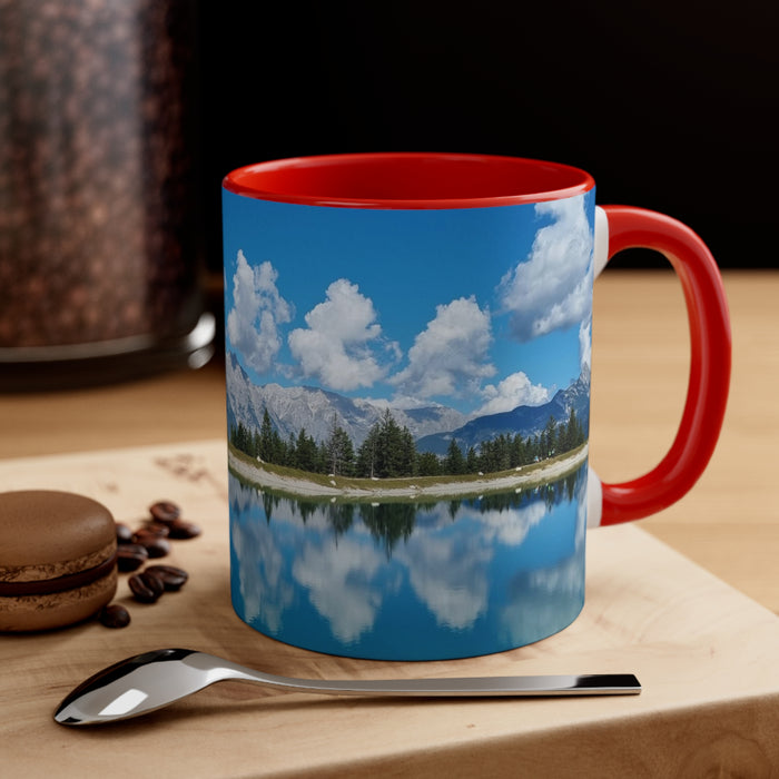 Accent Coffee Mug, 11oz - Enchanting Seefeld: Alpine Delight