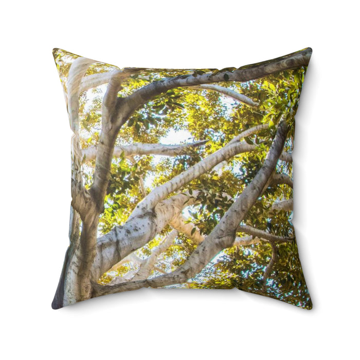 Spun Polyester Square Pillow - Finding My Roots
