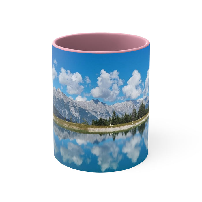 Accent Coffee Mug, 11oz - Enchanting Seefeld: Alpine Delight