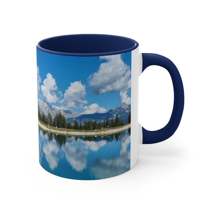 Accent Coffee Mug, 11oz - Enchanting Seefeld: Alpine Delight