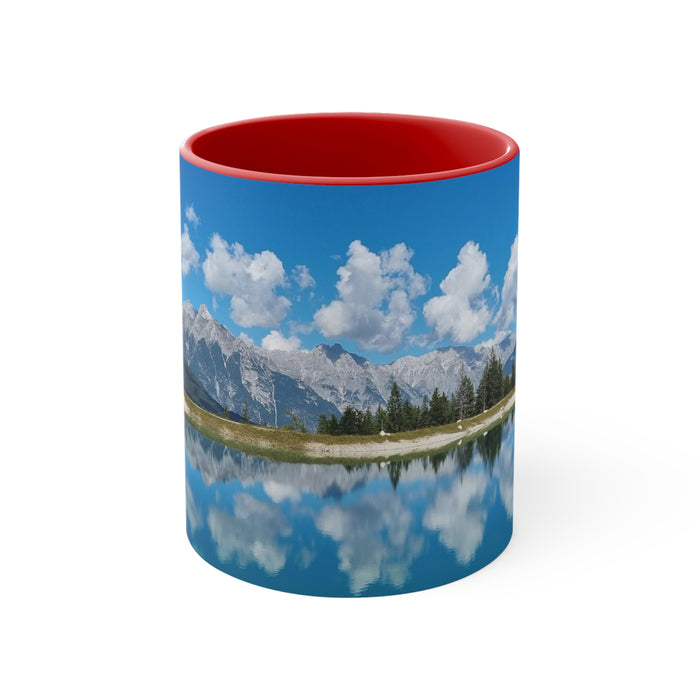 Accent Coffee Mug, 11oz - Enchanting Seefeld: Alpine Delight