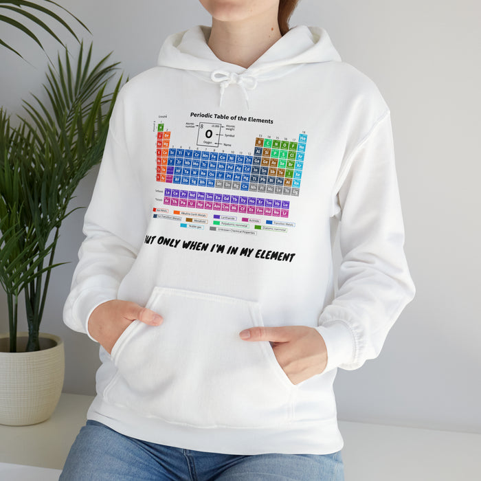 Unisex Heavy Blend™ Hooded Sweatshirt - Elemental Elegance: The Periodic Table of Chemical Elements