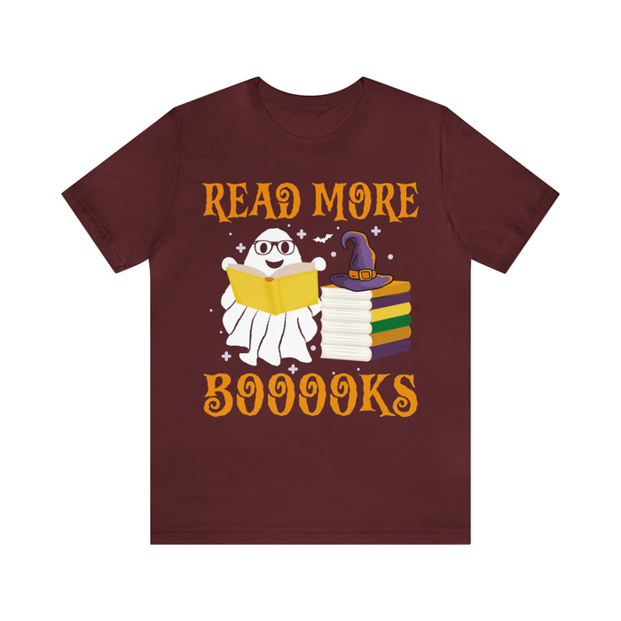 Unisex Jersey Short Sleeve Tee - "Read More Books"