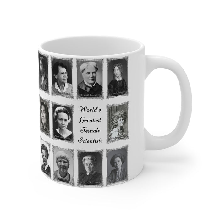 Ceramic Mug 11oz - The World's Greatest Female Scientists