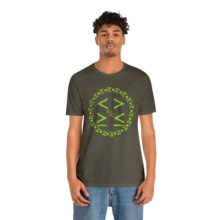 Unisex Jersey Short Sleeve Tee - Pi and Symbols: Mathematical Elegance