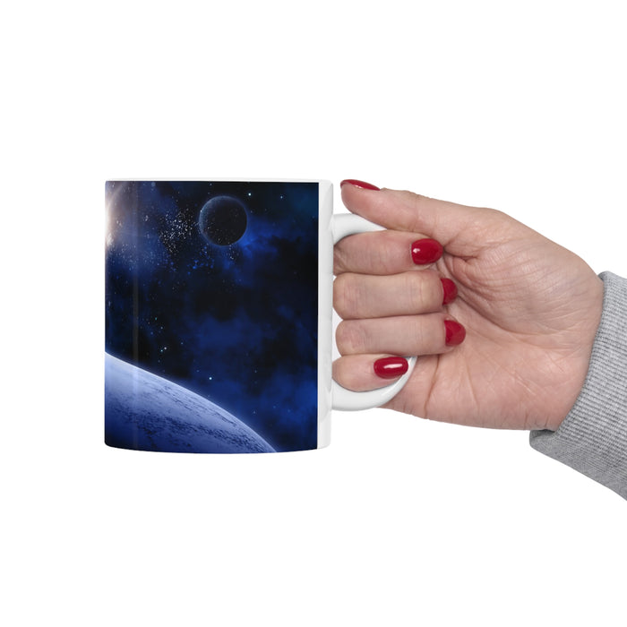 Ceramic Mug 11oz - Cosmic Elixir: The Outer Space