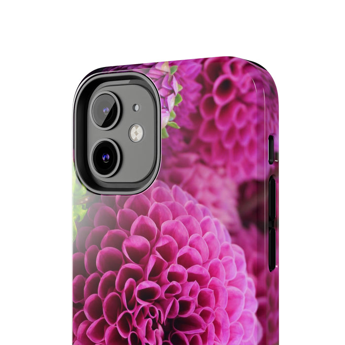 Tough Phone Cases - Dazzling Dahlia Haven