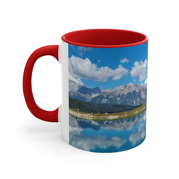 Accent Coffee Mug, 11oz - Enchanting Seefeld: Alpine Delight