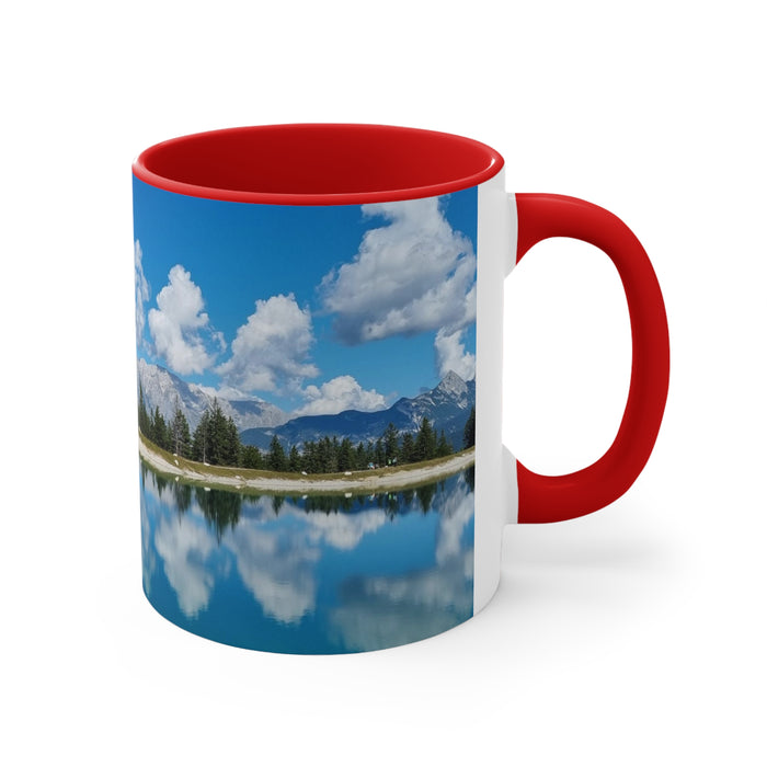 Accent Coffee Mug, 11oz - Enchanting Seefeld: Alpine Delight