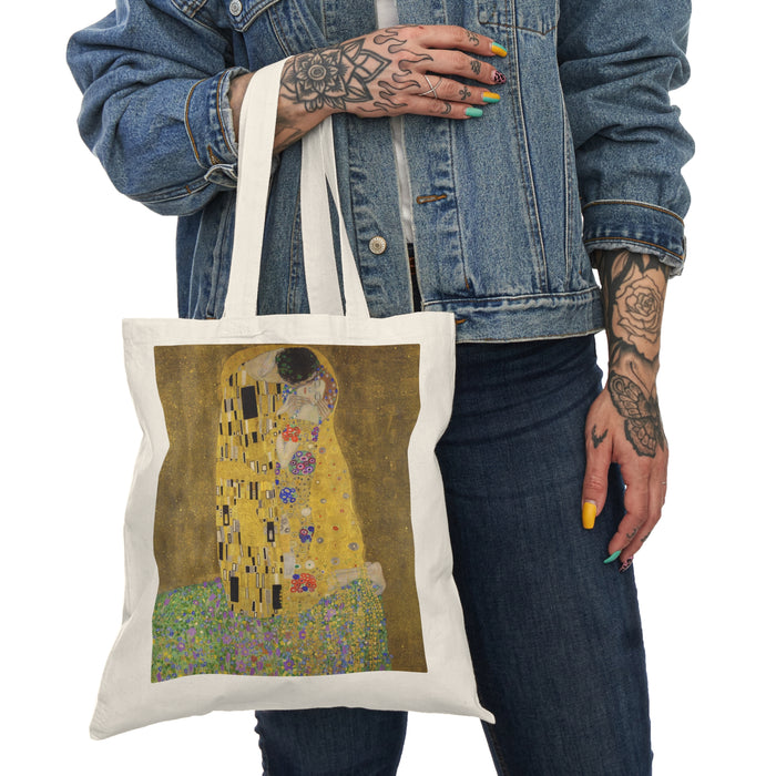 Natural Tote Bag - Gustav Klimt: The Kiss