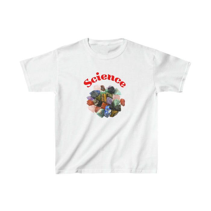 Kid's Heavy Cotton™ Tee - Curiosity Unleashed: "Science Rocks"