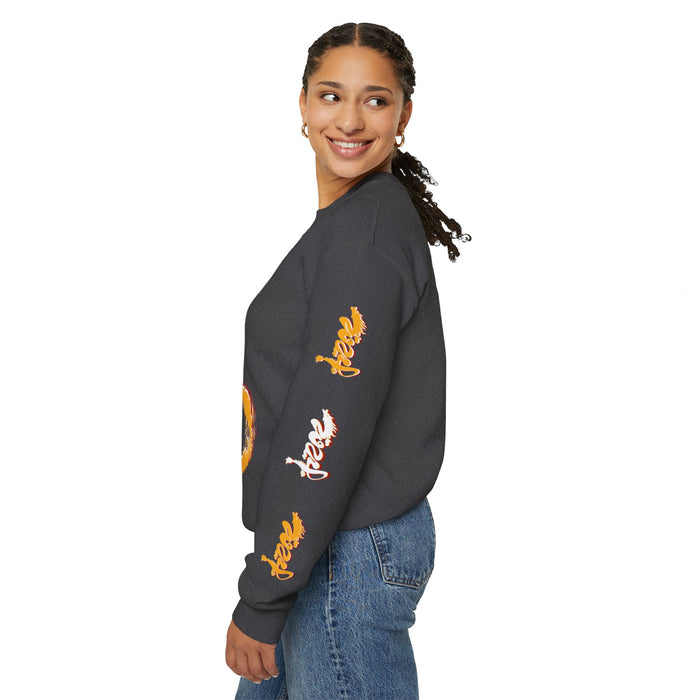 Dragon's Year: Calligraphy Commemoration Unisex Heavy Blend™ Crewneck Sweatshirt