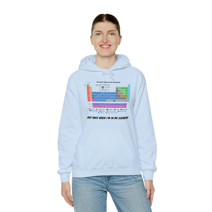 Unisex Heavy Blend™ Hooded Sweatshirt - Elemental Elegance: The Periodic Table of Chemical Elements