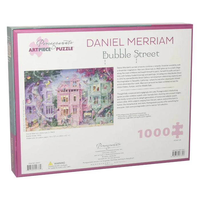 Back of Bubble Street 1000-pc Puzzle box
