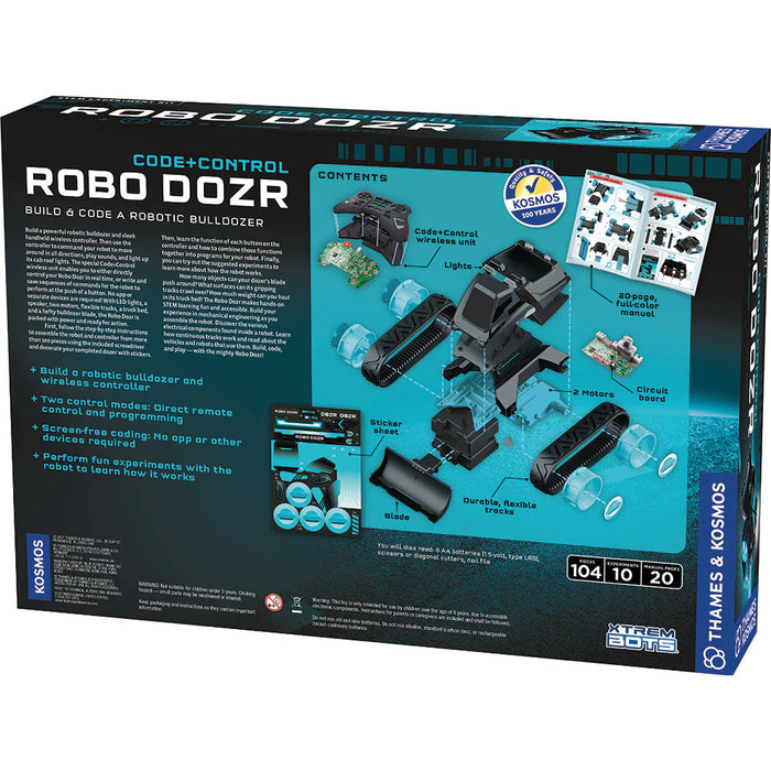 code+control robo dozr back packaging 