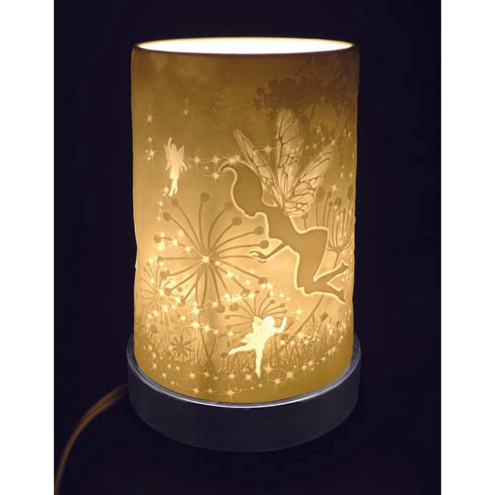 Touch Sensor Porcelain Lamp – Fairy Fine Porcelain Art Cover