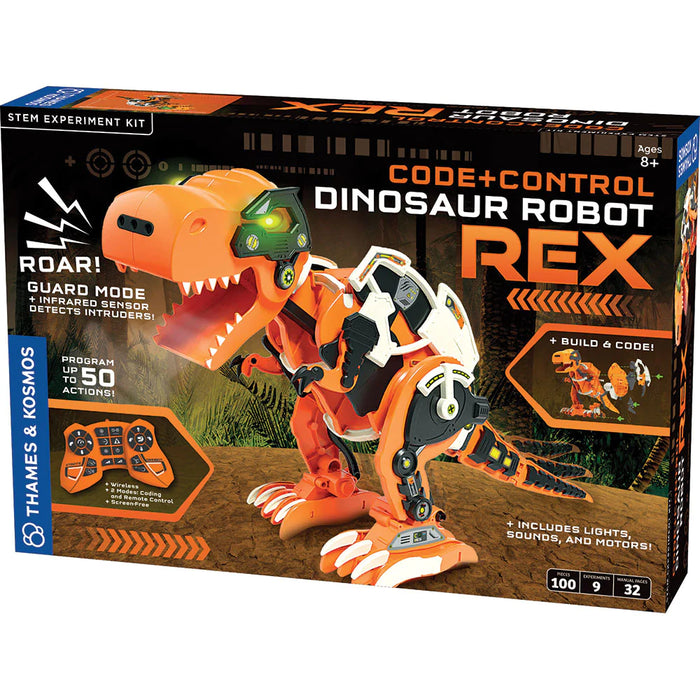 code+control trex robotics set front packaging
