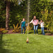 geyser tube science experiment example with mom and kids watching stream of pop in air