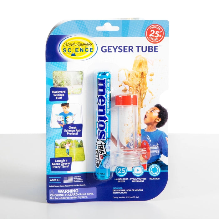 geyser tube science experiment front packaging 