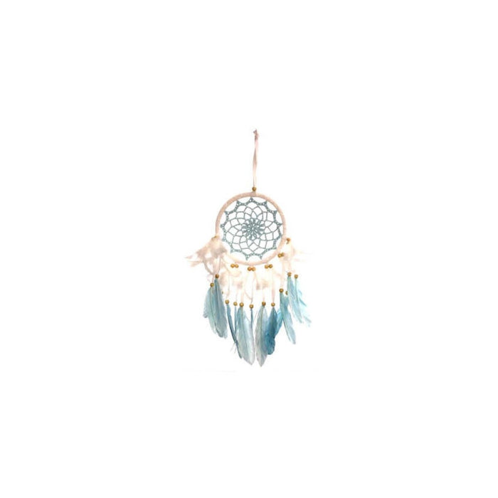 Dream Catcher - Boho Crochet Blue 6"