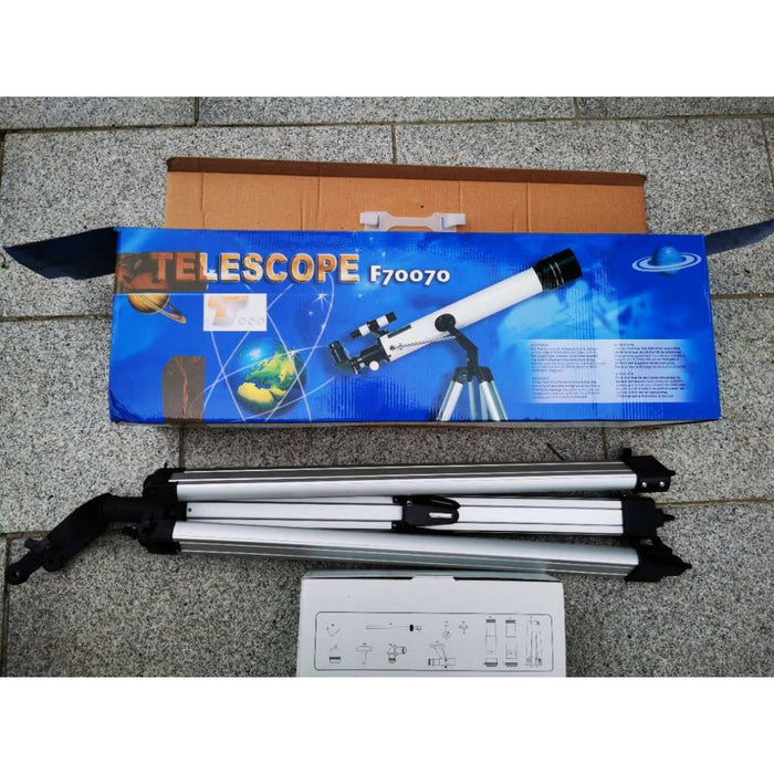 Refractor Telescope, 70 mm, Alt-Azimuth with Solar Filter