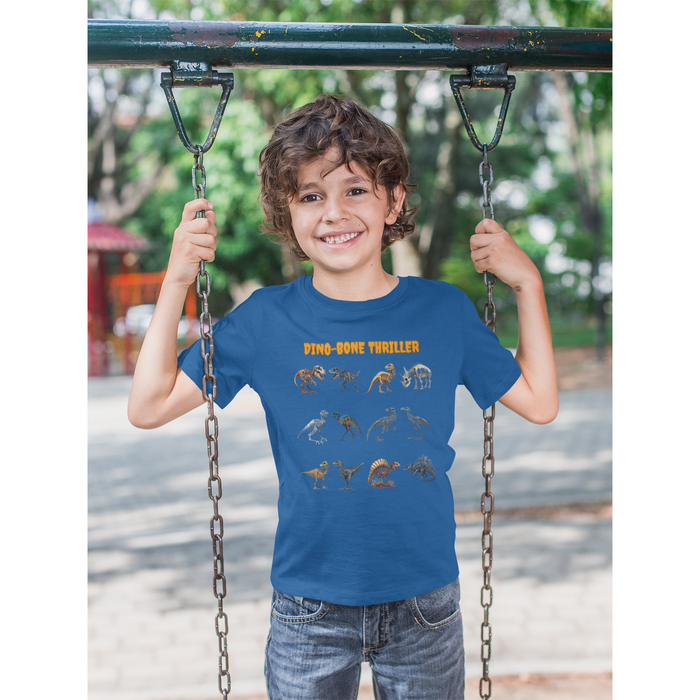 Kids Heavy Cotton™ Tee - Dino-Bone Thriller