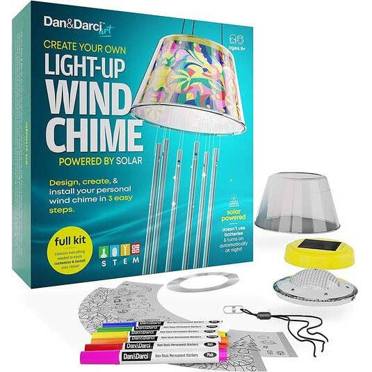 Create Your Own Solar Powered Light Up Wind Chime Kit
