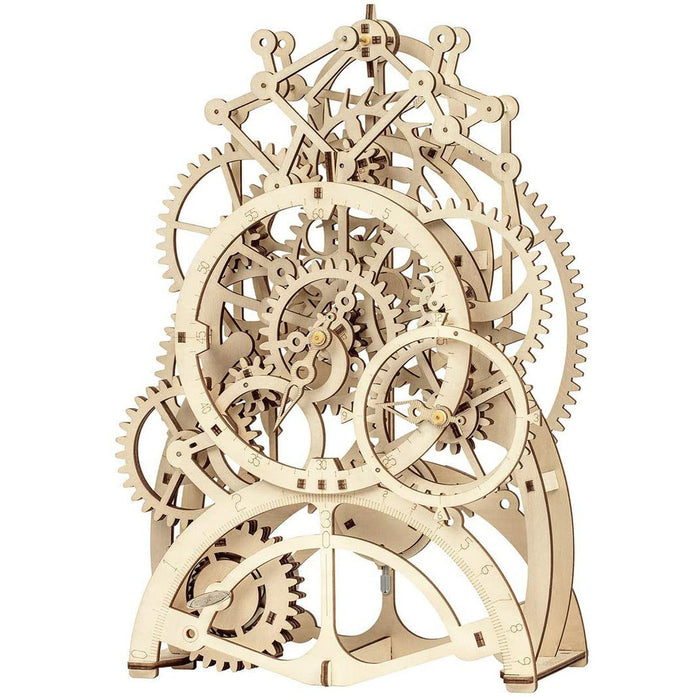 Wooden Mechanical Gears: Pendulum Clock