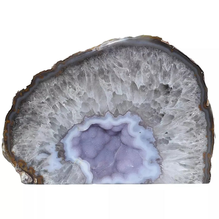 Agate Geode Mass Prestige with Natural Stone Trim