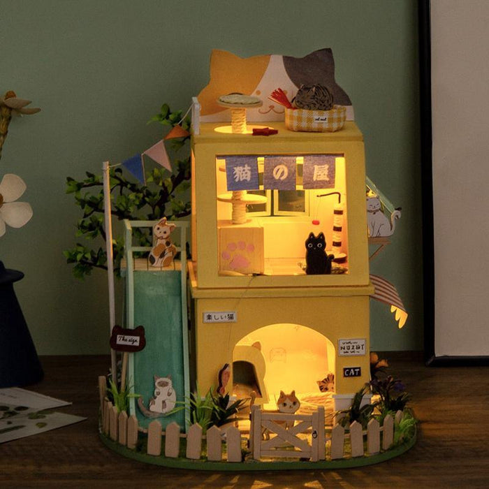 Rolife DIY Miniature Dollhouse - Cat House