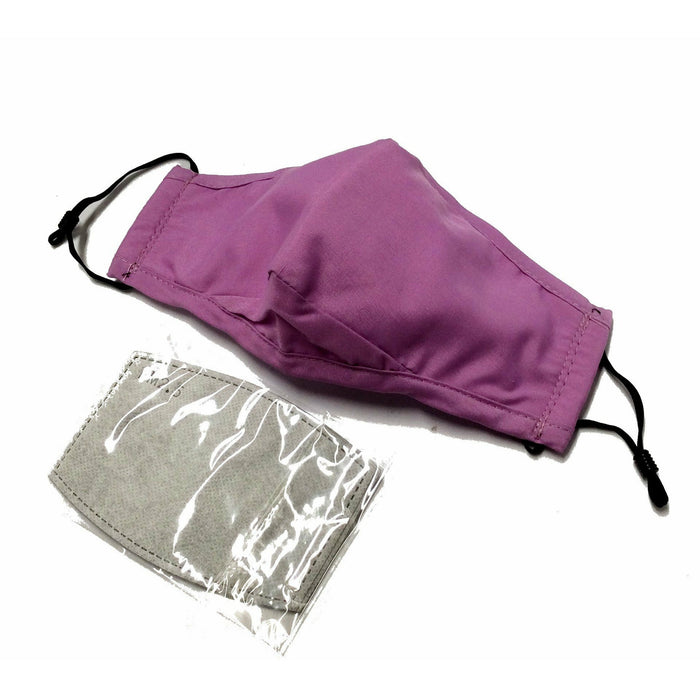 Reusable Cotton Face Mask with 2 Filters