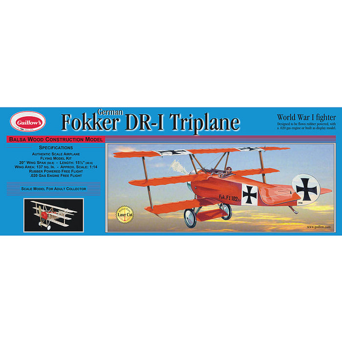 Fokker Dr-I Triplane World World i Figher (1:14)