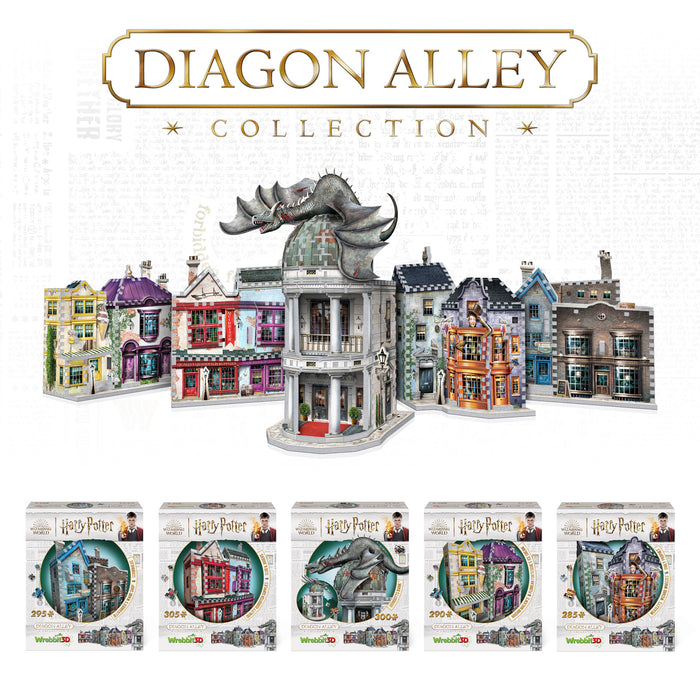 HARRY POTTER COLLECTION: Diagon alley - Quality Quidditch Supplies™ and Slug and Jiggers 3D Puzzle