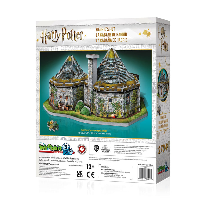 HARRY POTTER COLLECTION: Hagrid's Hut 3D Puzzle