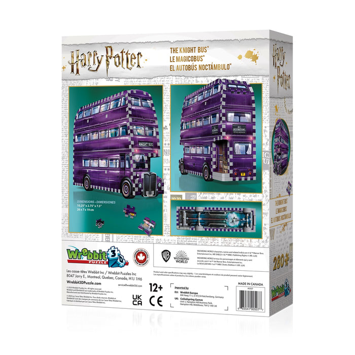 HARRY POTTER COLLECTION: The Knight Bus 3D Puzzle