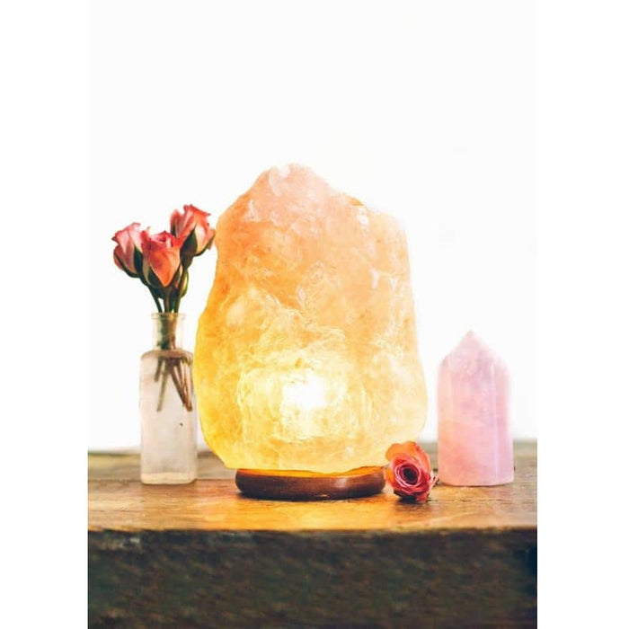 Amber Himalayan Salt Lamps (Various Sizes 1.5kg - 22kg)