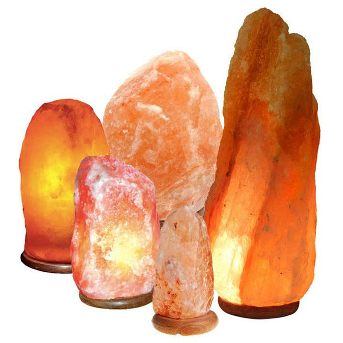 Amber Himalayan Salt Lamps (Various Sizes 1.5kg - 22kg)