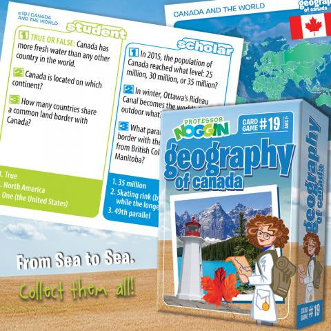 Professor Noggin Geography Of Canada
