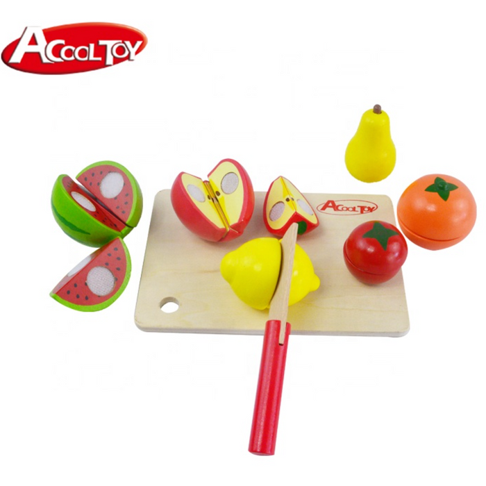 wooden fruit toy set