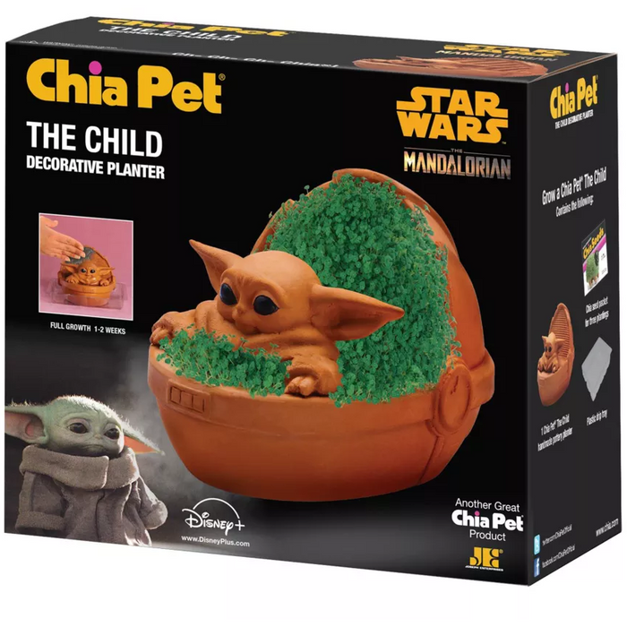  Chia Pet Bob Ross with Seed Pack, Decorative Pottery Planter &  Exclusive Star Wars The Child Pet Floating Edition with Stand, “aka Baby  Yoda” with Seed Packet : Patio, Lawn