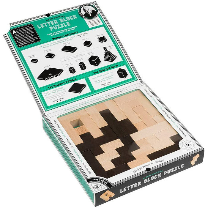 The Einstein Collection Letter Block Puzzle