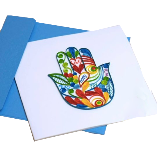 Quilling Card with Colour Envelope